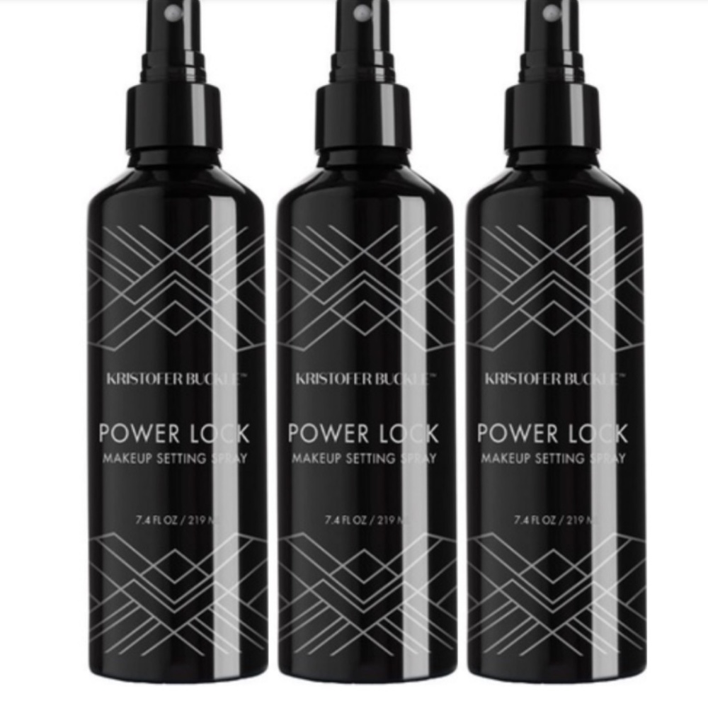 3 Kristofer Buckle Power Lock Makeup Setting Spray